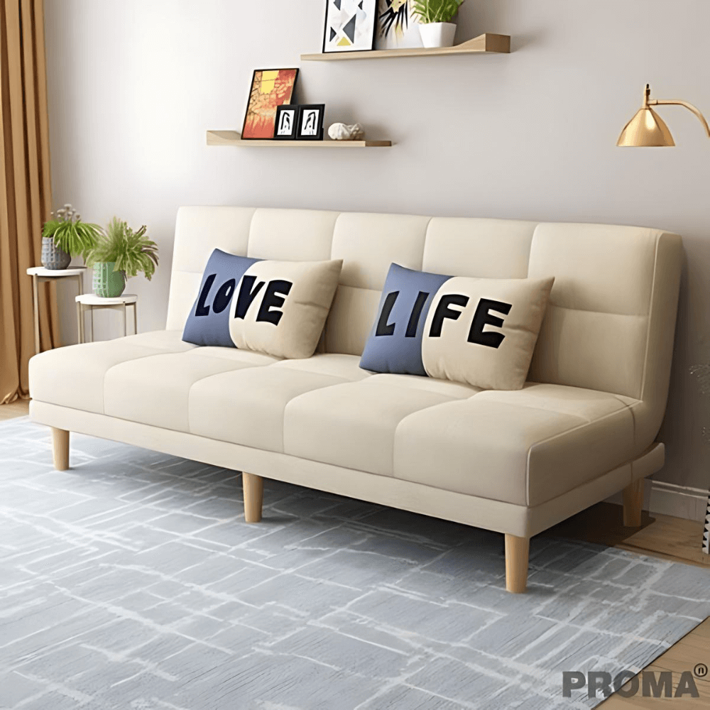 [Pre-order] โซฟาเบด PROMA-SF59-01 120 ซม. สีครีม